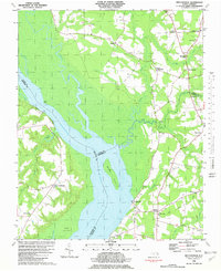 Download a high-resolution, GPS-compatible USGS topo map for Mintonsville, NC (1982 edition)