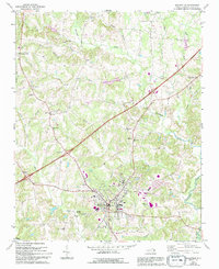 Download a high-resolution, GPS-compatible USGS topo map for Mocksville, NC (1994 edition)