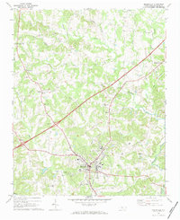 Download a high-resolution, GPS-compatible USGS topo map for Mocksville, NC (1984 edition)