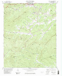 preview thumbnail of historical topo map of McDowell County, NC in 1982