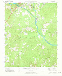 Download a high-resolution, GPS-compatible USGS topo map for Moncure, NC (1973 edition)