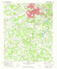 Download a high-resolution, GPS-compatible USGS topo map for Monroe, NC (1973 edition)