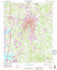 Download a high-resolution, GPS-compatible USGS topo map for Mooresville, NC (1996 edition)