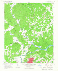 Download a high-resolution, GPS-compatible USGS topo map for Morganton North, NC (1966 edition)