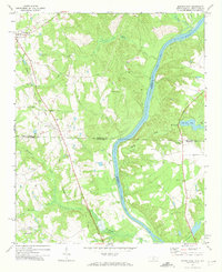 Download a high-resolution, GPS-compatible USGS topo map for Morven East, NC (1973 edition)