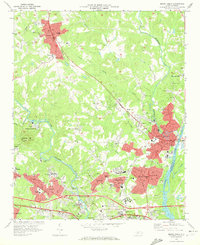 Download a high-resolution, GPS-compatible USGS topo map for Mount Holly, NC (1972 edition)