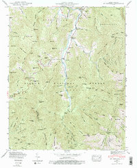 preview thumbnail of historical topo map of Yancey County, NC in 1946