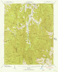 Download a high-resolution, GPS-compatible USGS topo map for Mt Mitchell, NC (1957 edition)