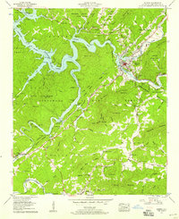 preview thumbnail of historical topo map of Murphy, NC in 1957