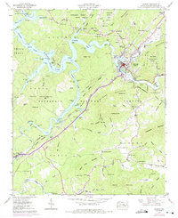 Download a high-resolution, GPS-compatible USGS topo map for Murphy, NC (1975 edition)