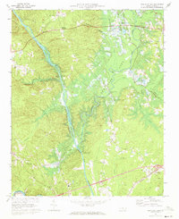 Download a high-resolution, GPS-compatible USGS topo map for New Hope Dam, NC (1973 edition)