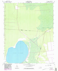 preview thumbnail of historical topo map of Tyrrell County, NC in 1954