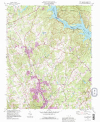 Download a high-resolution, GPS-compatible USGS topo map for New London, NC (1996 edition)
