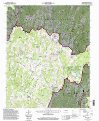 Download a high-resolution, GPS-compatible USGS topo map for Newland NW, NC (1998 edition)