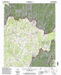 Download a high-resolution, GPS-compatible USGS topo map for Newland, NC (1998 edition)