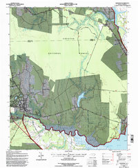 Download a high-resolution, GPS-compatible USGS topo map for Newport, NC (1997 edition)