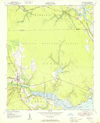 Download a high-resolution, GPS-compatible USGS topo map for Newport, NC (1951 edition)