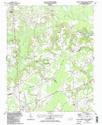 Download a high-resolution, GPS-compatible USGS topo map for Newton Grove North, NC (1986 edition)
