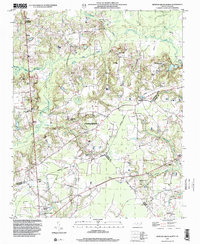 Download a high-resolution, GPS-compatible USGS topo map for Newton Grove North, NC (2000 edition)