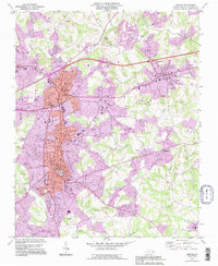 Download a high-resolution, GPS-compatible USGS topo map for Newton, NC (1996 edition)