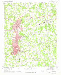 Download a high-resolution, GPS-compatible USGS topo map for Newton, NC (1973 edition)