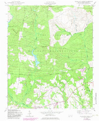 1948 Map of Hoke County, NC, 1983 Print