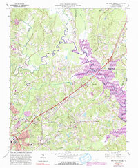 Download a high-resolution, GPS-compatible USGS topo map for Northeast Durham, NC (1992 edition)