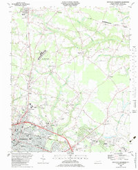 Download a high-resolution, GPS-compatible USGS topo map for Northeast Goldsboro, NC (1983 edition)