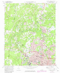 Download a high-resolution, GPS-compatible USGS topo map for Northwest Durham, NC (1982 edition)