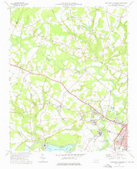 Download a high-resolution, GPS-compatible USGS topo map for Northwest Goldsboro, NC (1976 edition)