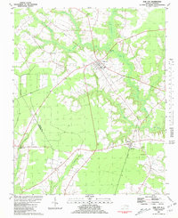 Download a high-resolution, GPS-compatible USGS topo map for Oak City, NC (1981 edition)