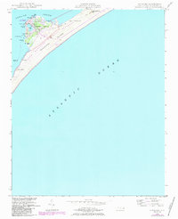 1948 Map of Hyde County, NC, 1984 Print