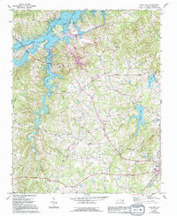 Download a high-resolution, GPS-compatible USGS topo map for Olive Hill, NC (1994 edition)