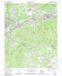 Download a high-resolution, GPS-compatible USGS topo map for Oteen, NC (1990 edition)