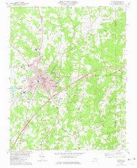 Download a high-resolution, GPS-compatible USGS topo map for Oxford, NC (1981 edition)