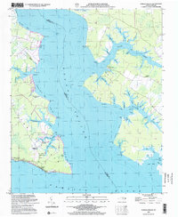 Download a high-resolution, GPS-compatible USGS topo map for Pamlico Beach, NC (2002 edition)