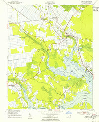 Download a high-resolution, GPS-compatible USGS topo map for Pantego, NC (1953 edition)