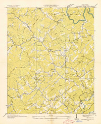 Download a high-resolution, GPS-compatible USGS topo map for Persimmon Creek, NC (1934 edition)
