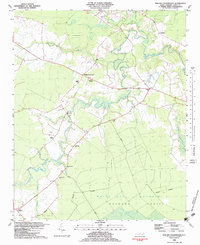 Download a high-resolution, GPS-compatible USGS topo map for Phillips Crossroads, NC (1983 edition)