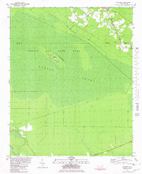 preview thumbnail of historical topo map of Pender County, NC in 1981