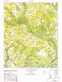 Download a high-resolution, GPS-compatible USGS topo map for Pireway, NC (1953 edition)