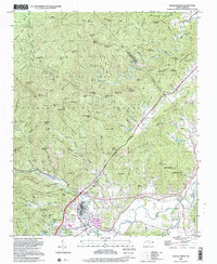 Download a high-resolution, GPS-compatible USGS topo map for Pisgah Forest, NC (2001 edition)