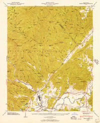 Download a high-resolution, GPS-compatible USGS topo map for Pisgah Forest, NC (1957 edition)