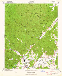Download a high-resolution, GPS-compatible USGS topo map for Pisgah Forest, NC (1964 edition)