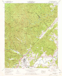 Download a high-resolution, GPS-compatible USGS topo map for Pisgah Forest, NC (1972 edition)