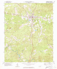 Download a high-resolution, GPS-compatible USGS topo map for Pittsboro, NC (1973 edition)