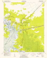 Download a high-resolution, GPS-compatible USGS topo map for Ponzer, NC (1953 edition)