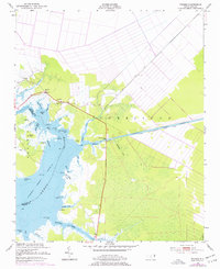 Download a high-resolution, GPS-compatible USGS topo map for Ponzer, NC (1977 edition)