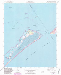 1948 Map of Carteret County, NC, 1983 Print