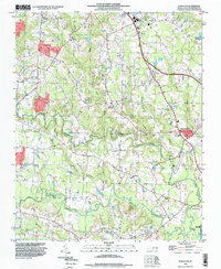 Download a high-resolution, GPS-compatible USGS topo map for Powhatan, NC (1999 edition)